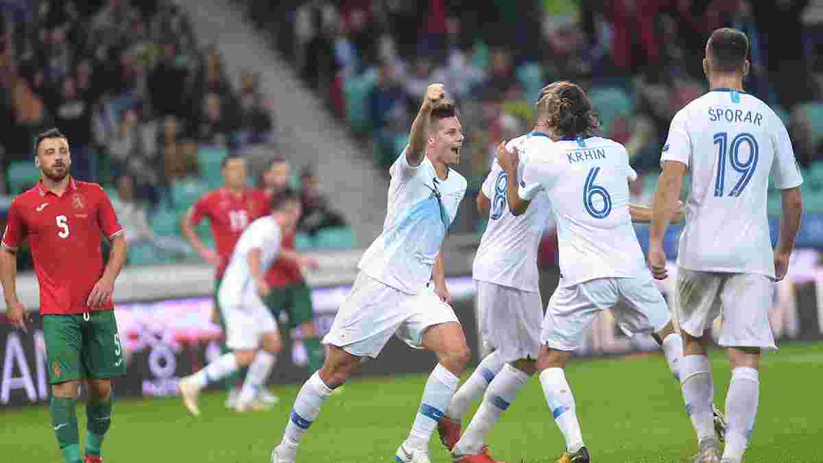 Словения – Болгария – 1:2 – видео голов и обзор матча