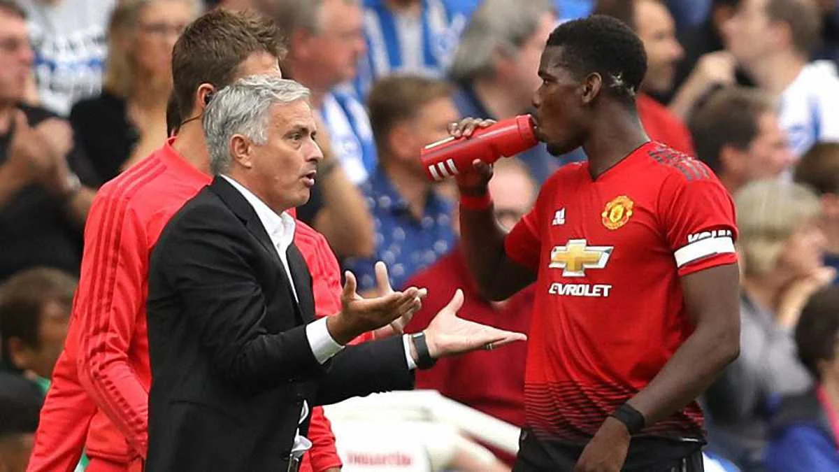 Жозе Моуринью и Поль Погба / соцсети