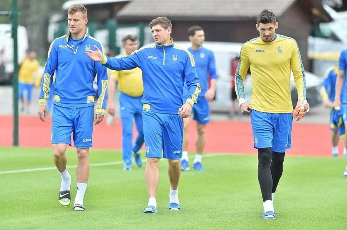 Селезньов у таборі збірної України / фото Павла Кубанова