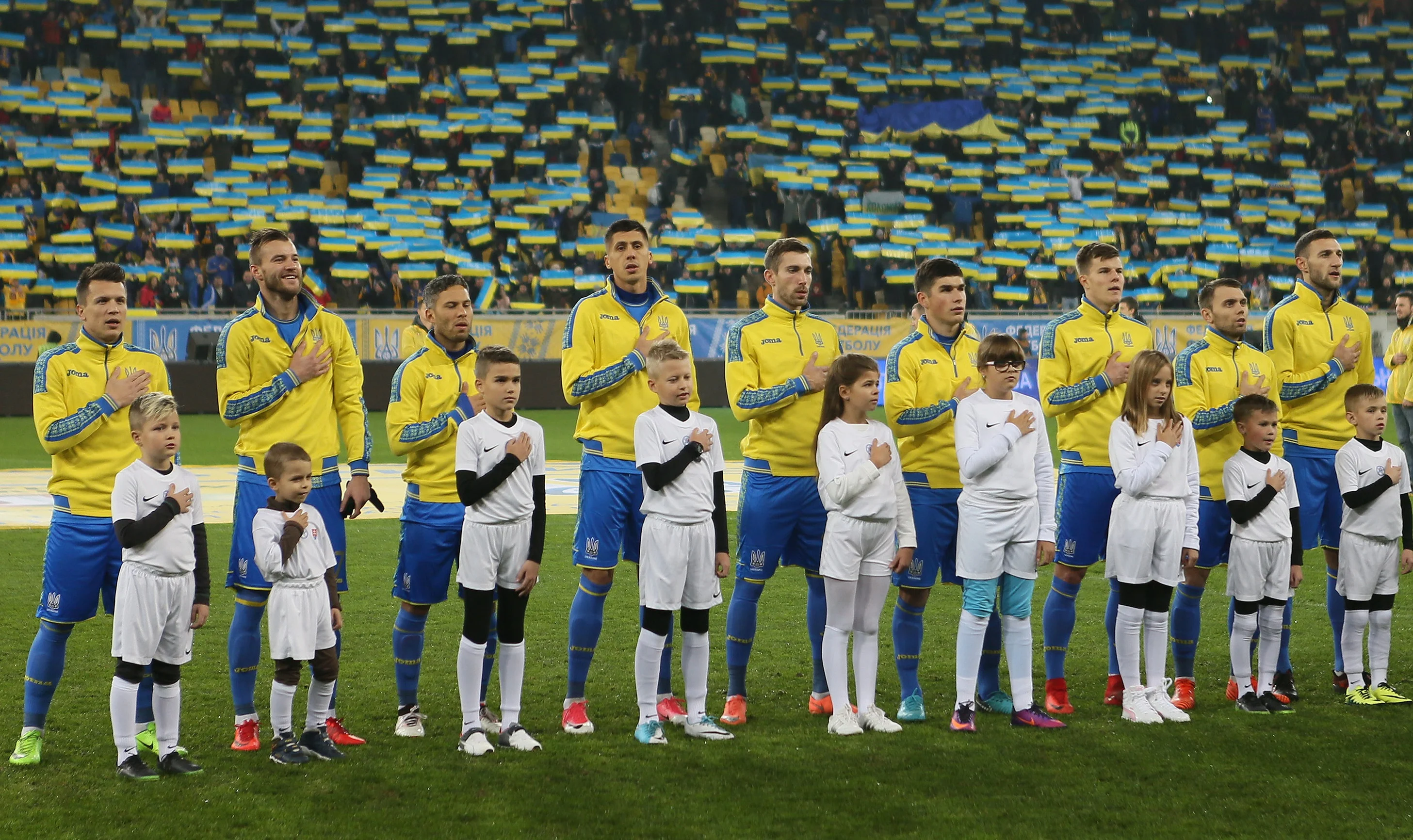 Сборная Украины во Львове / Е. Кравс