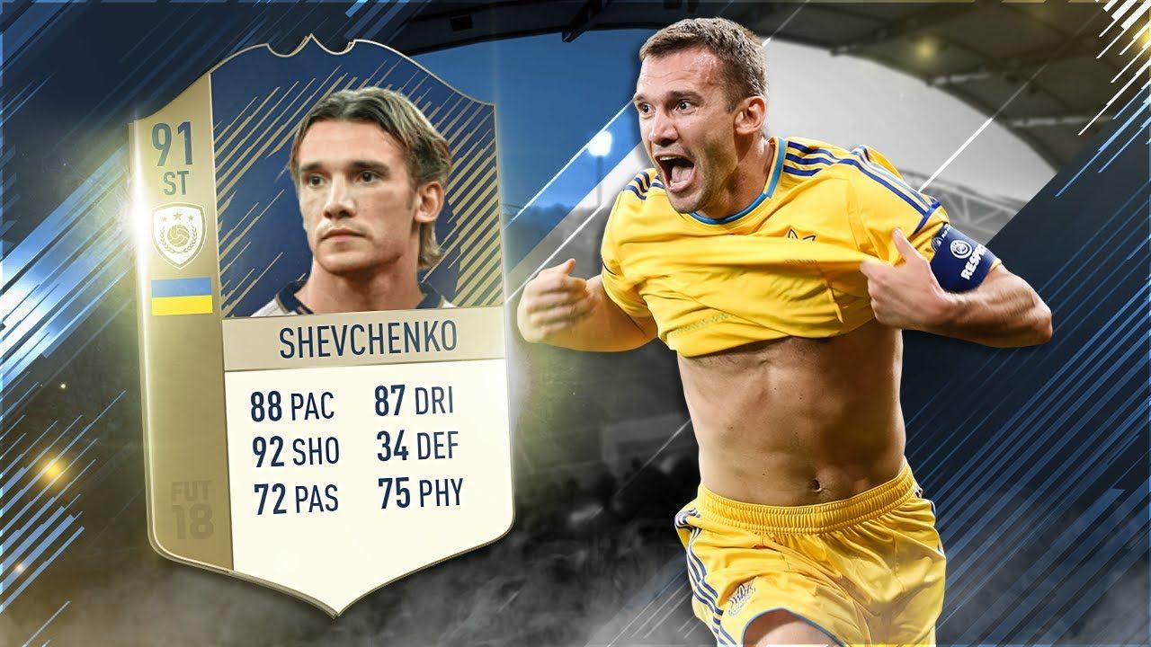 Андрей Шевченко – одна из первых икон в FIFA