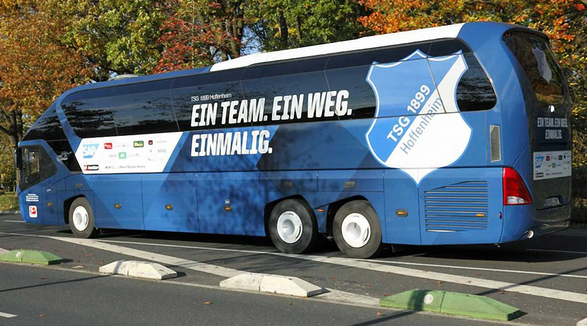 Автобус Хоффенхайма / Фото с сайта клуба