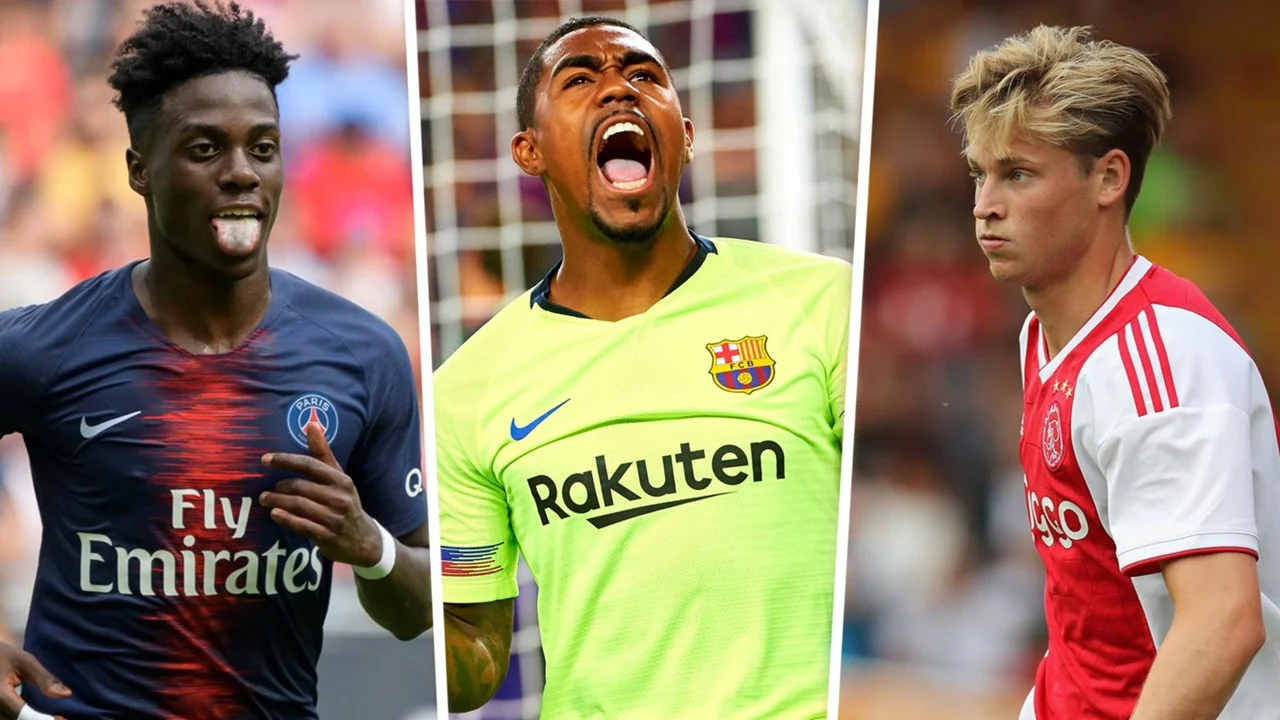 Веа, Малком, де Йонг / колаж Goal.com