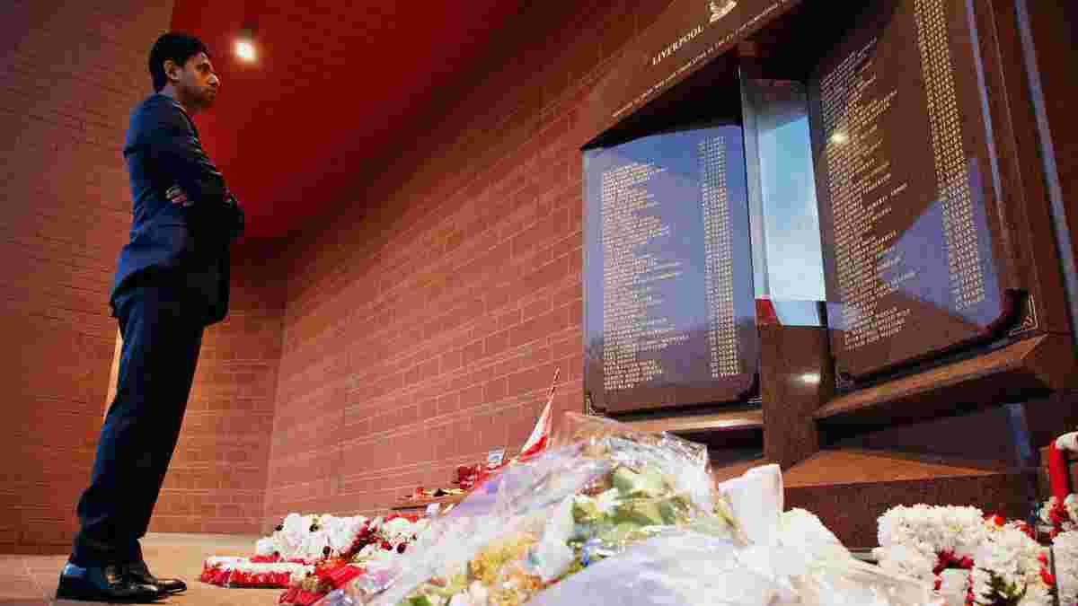 Президент ПСЖ Аль-Хелаифи отдал дань уважения жертвам трагедии Хиллсборо