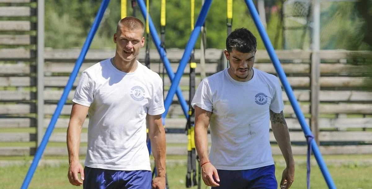 Алексей Хобленко и Александр Нойок / Фото Динамо Брест