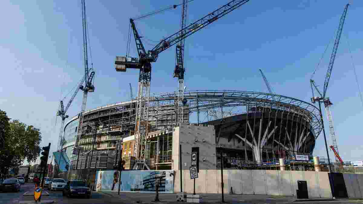 Новий стадіон Тоттенхема не буде готовий до 2019 року