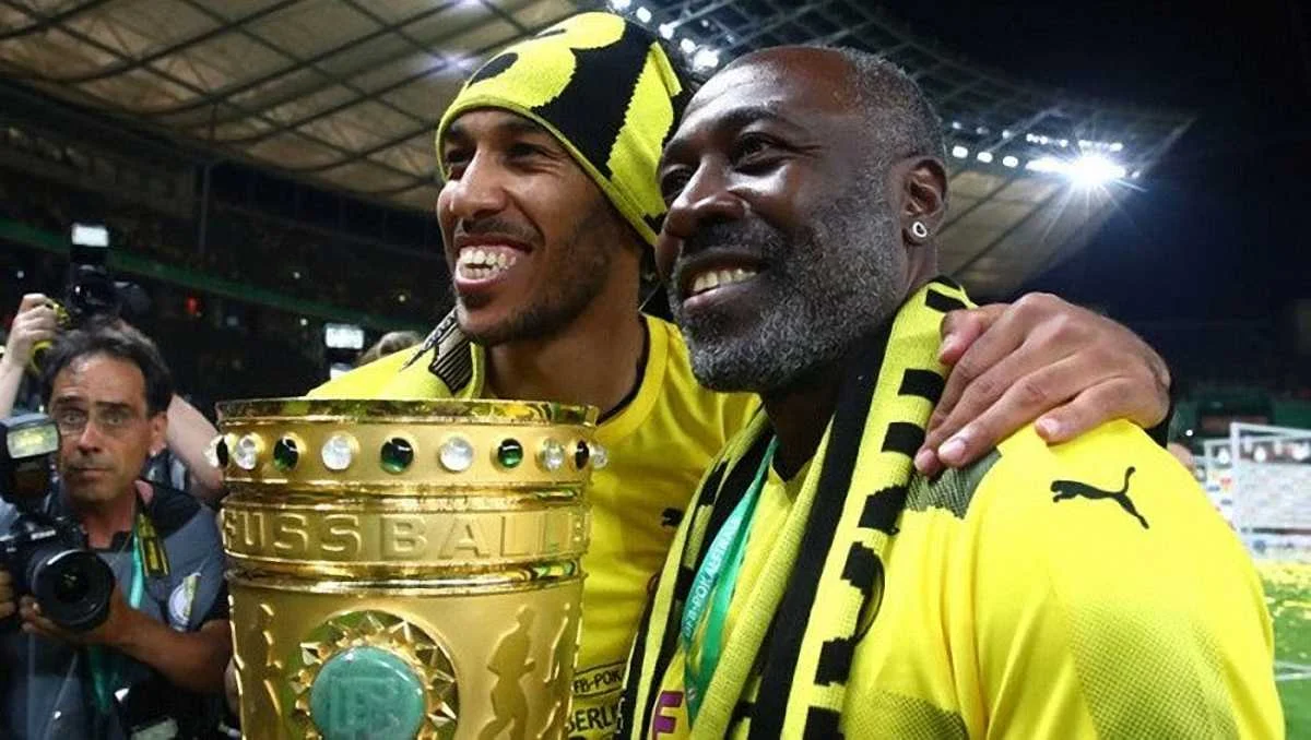 Пьер-Эмерик Обамеянг вместе с отцом / соцсети