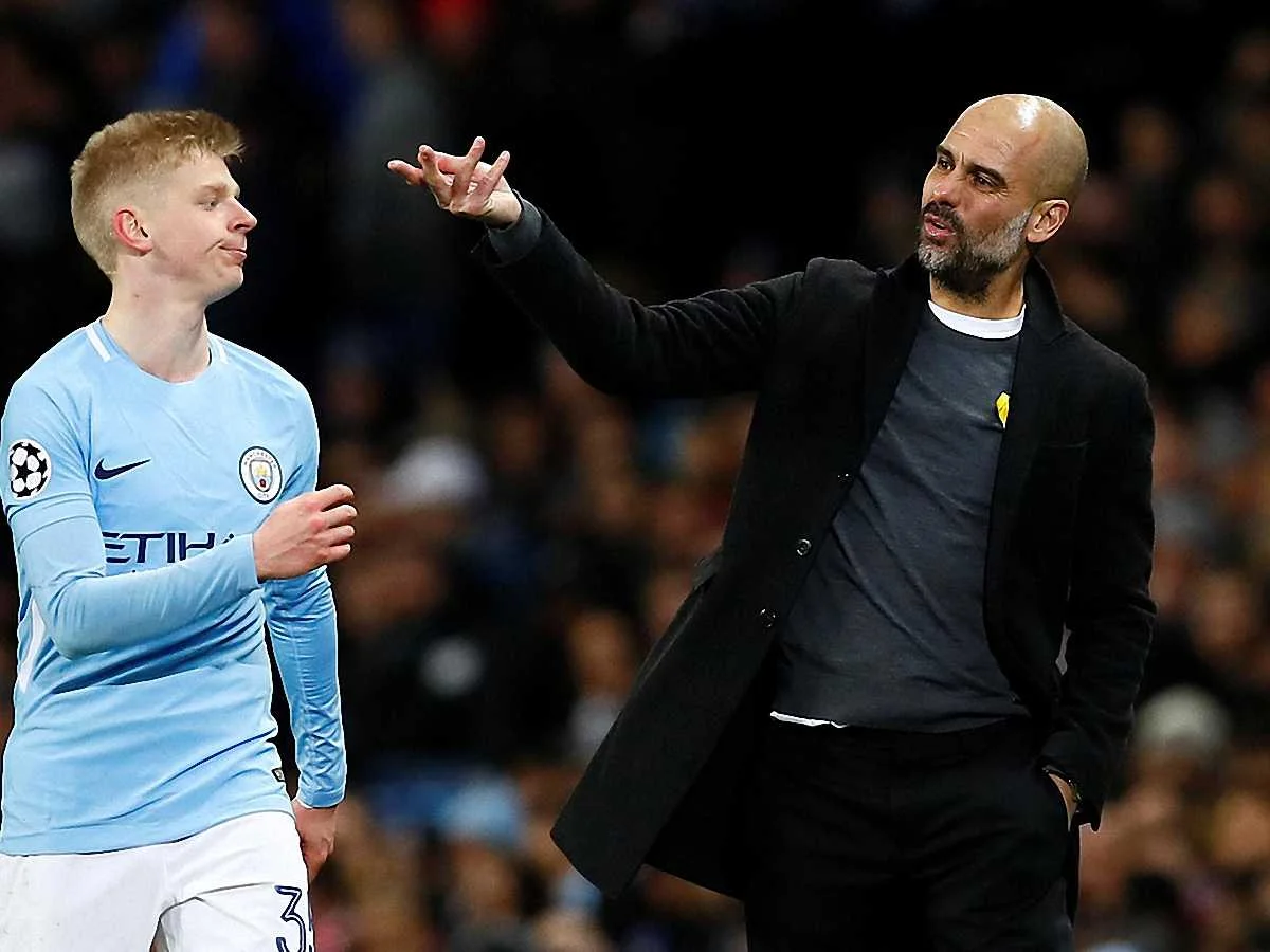 Зинченко и Гвардиола / Reuters