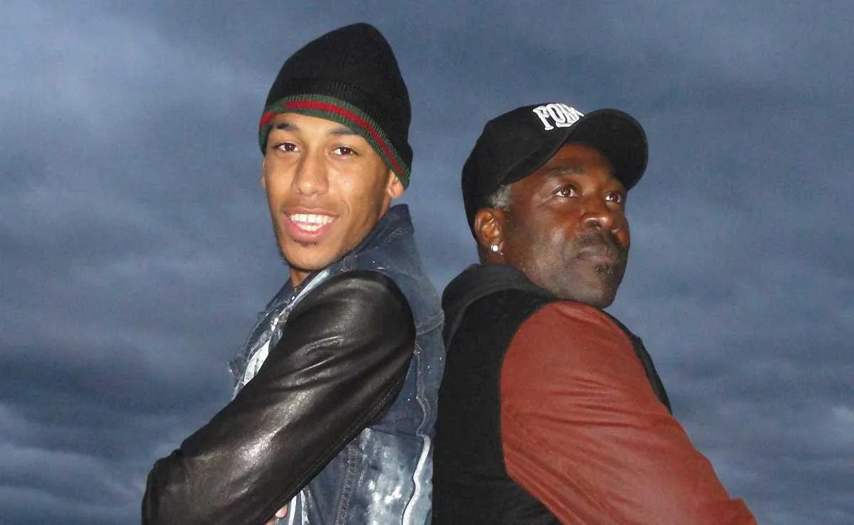 П'єр-Емерік Обамеянг з батьком П'єр-Франсуа Обамеянгом / Фото з соцмереж