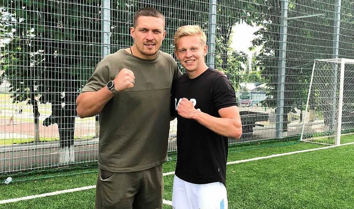 Александр Усик и Александр Зинченко / фото из соцсетей