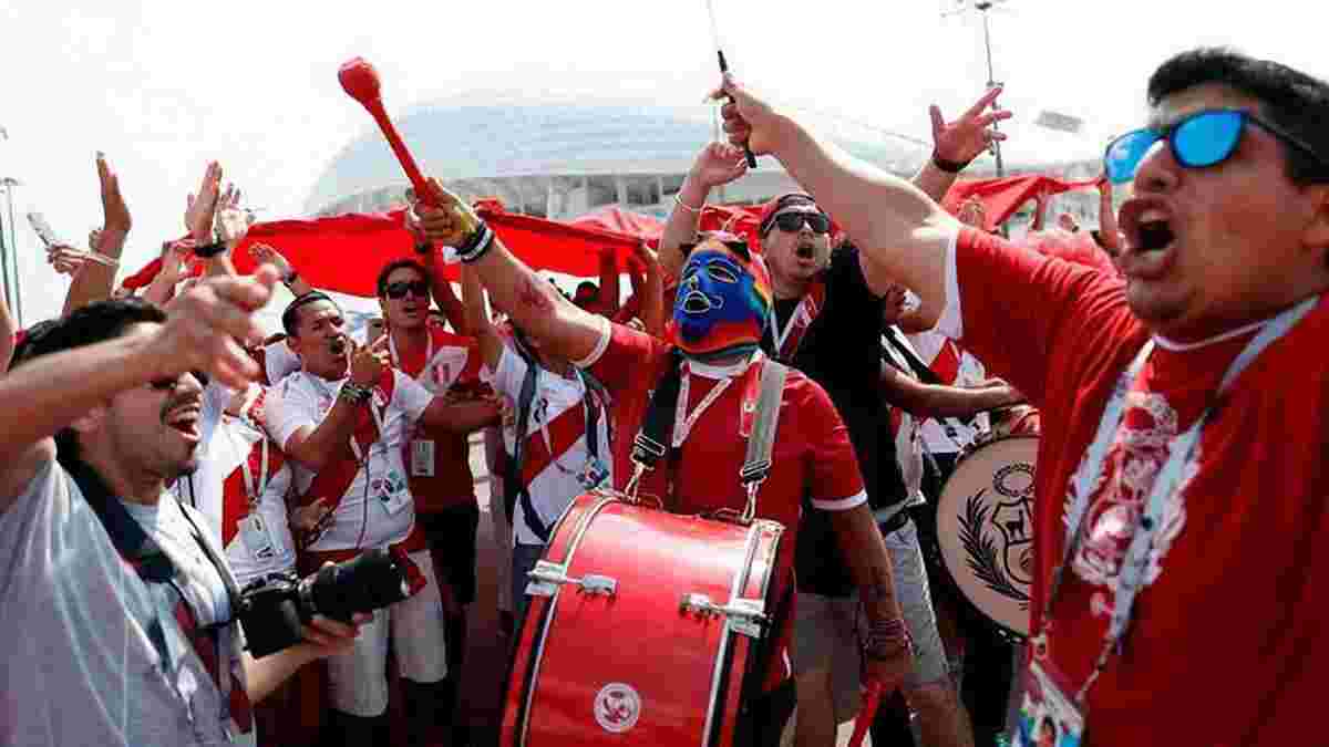 Фанати збірної Перу були визнані найкращими в 2018 році за версією ФІФА
