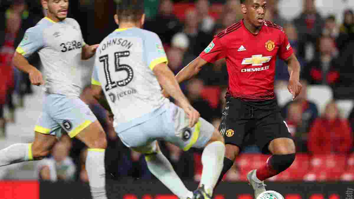 Кубок английской Лиги: Манчестер Юнайтед сенсационно уступил Дерби Каунти Лэмпарда в серии пенальти