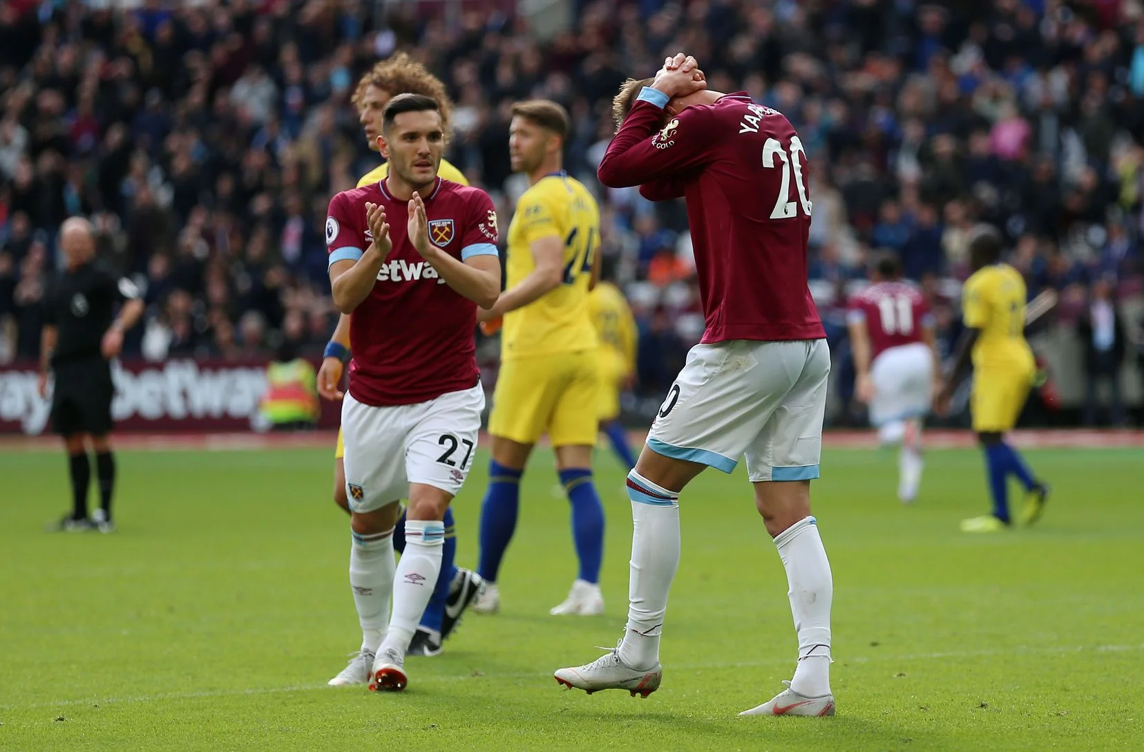 Андрей Ярмоленко в матче Вест Хэм – Челси