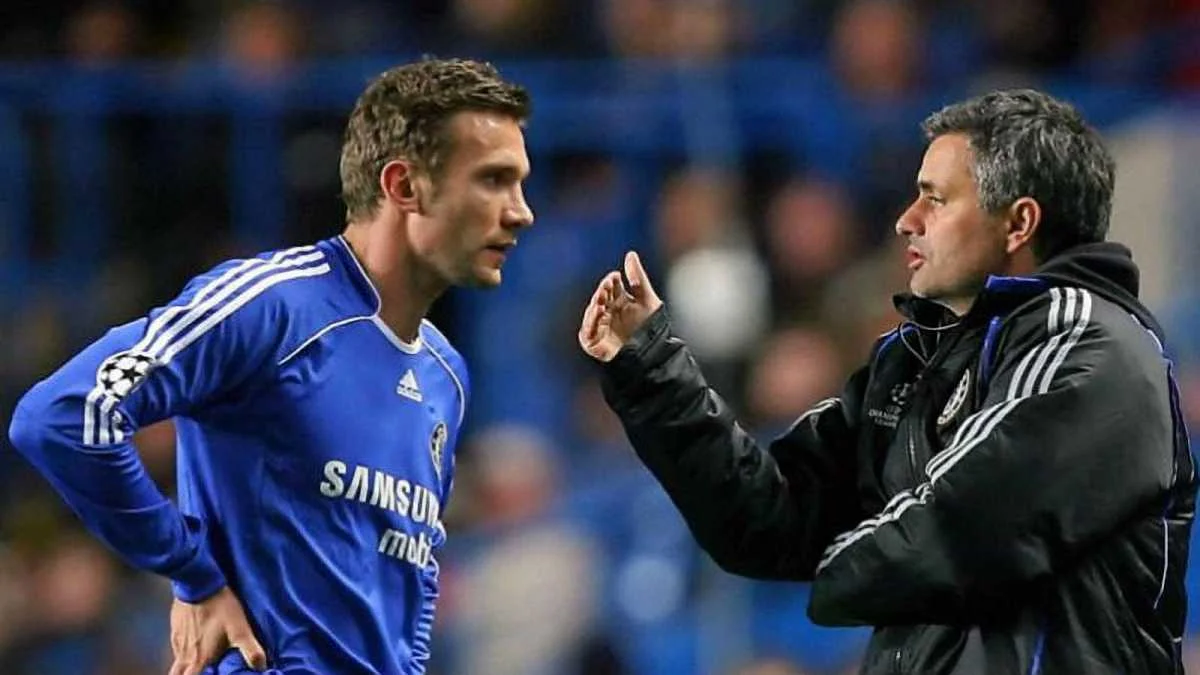 Андрей Шевченко и Жозе Моуринью / фото из соцсетей