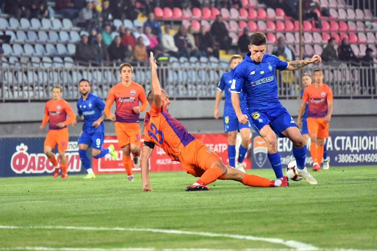 Беньямин Вербич в матче против Мариуполя / фото ФК Мариуполь