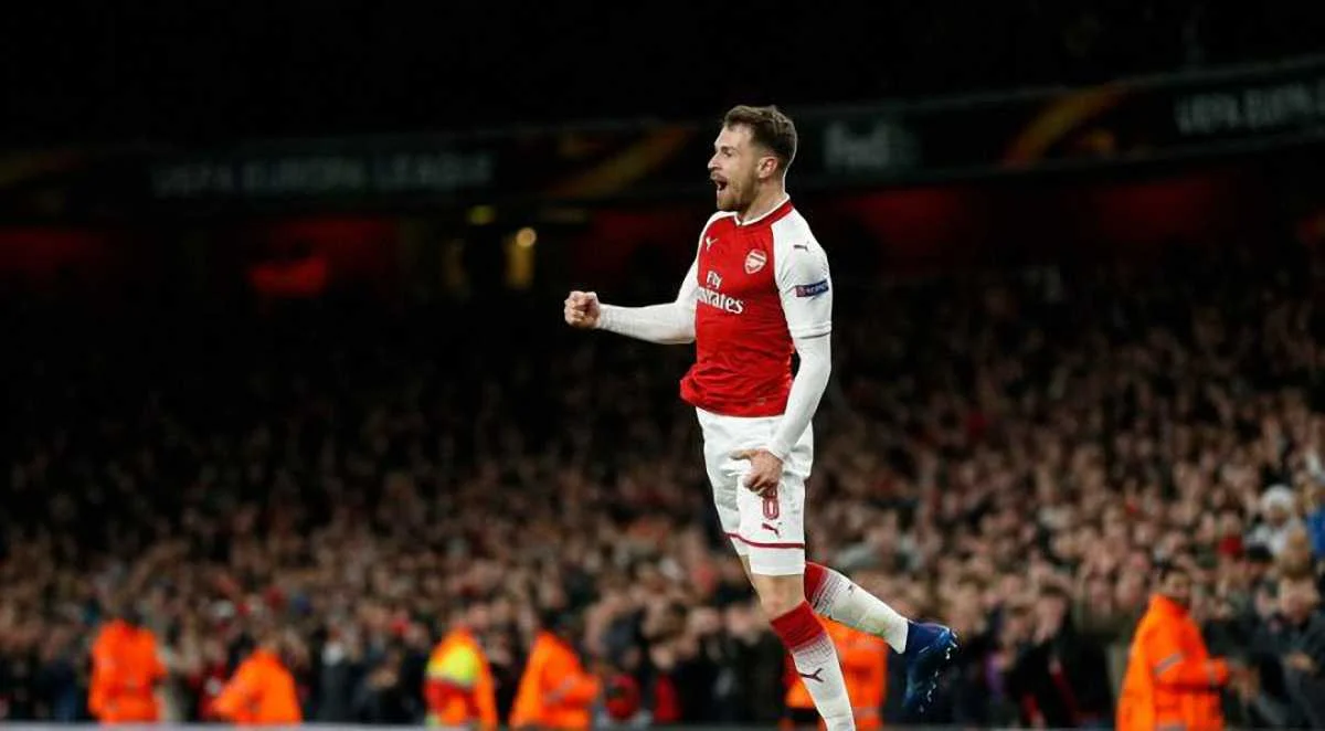 Аарон Рэмзи / фото: Twitter Лиги Европы