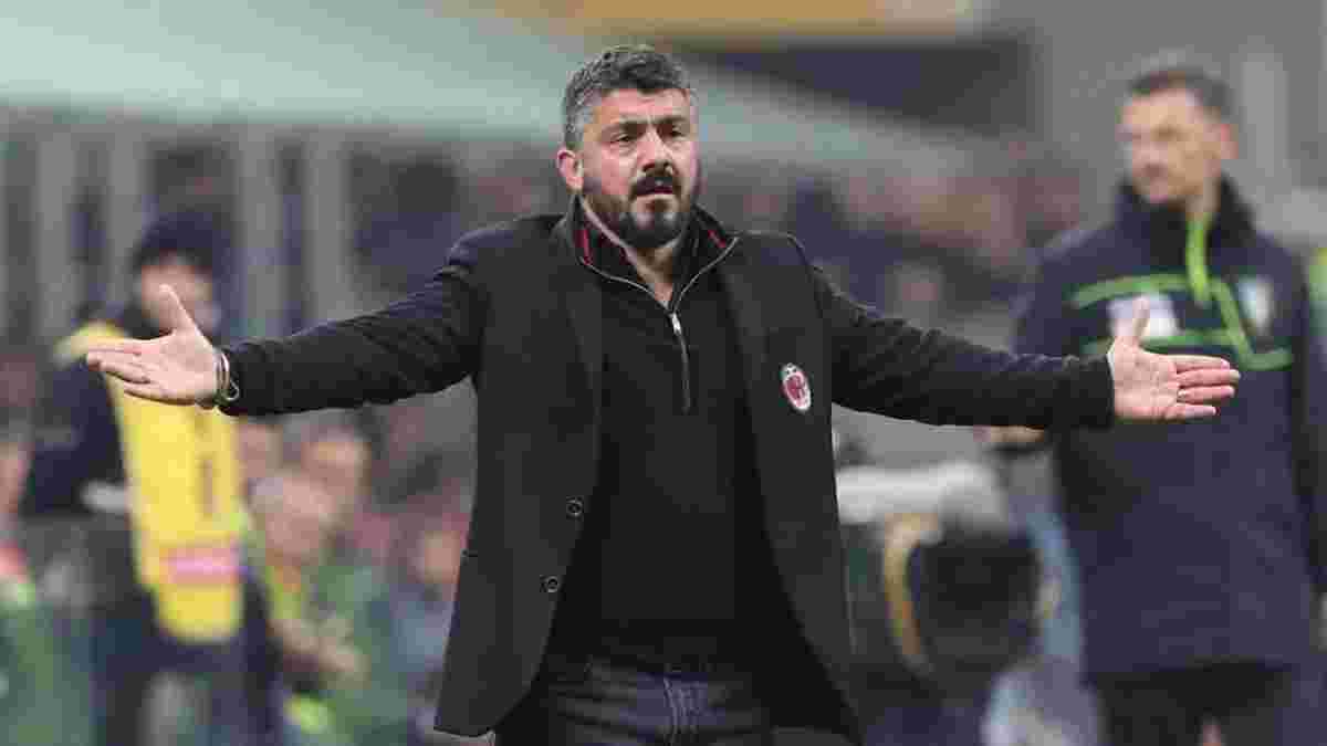 "Милан не является большим клубом": Гаттузо эмоционально прокомментировал ничью в матче против Эмполи
