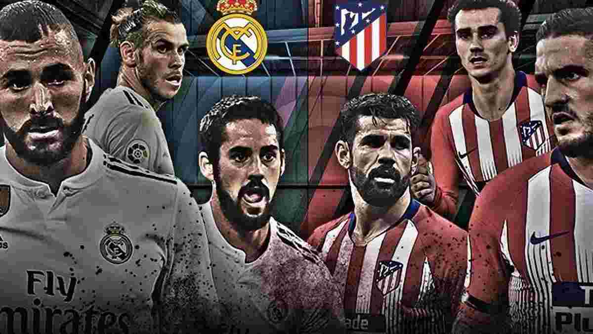 Реал Мадрид – Атлетіко: пряма трансляція