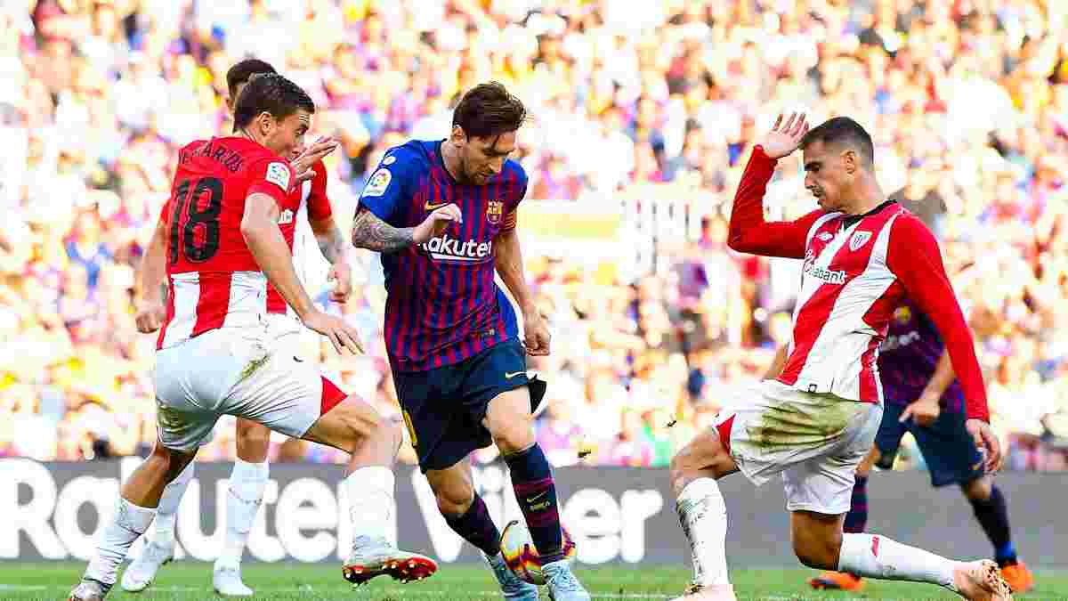 Барселона спаслась от позора в матче с Атлетиком, но в третий раз подряд потеряла очки в Примере
