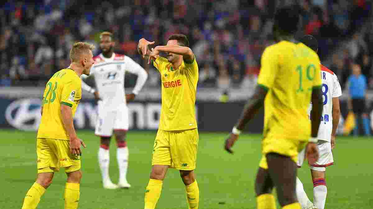 Лига 1: Соперник Шахтера в Лиге чемпионов Лион расписал результативную ничью с Нантом и другие матчи субботы