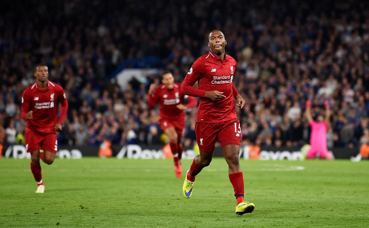 Даніель Старрідж після голу в ворота Челсі