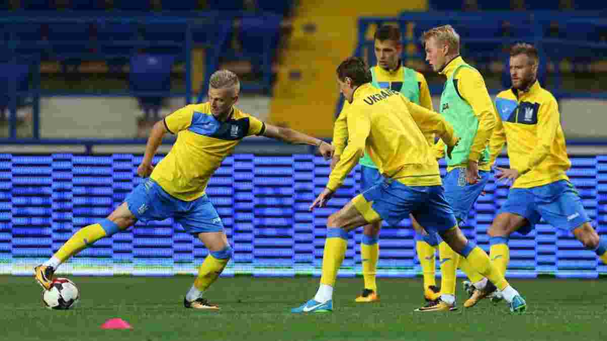 8 октября сборная Украины начнет подготовку к матчам против Италии и Чехии
