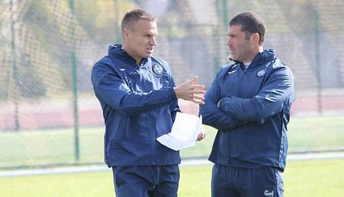 Вячеслав Шевчук и Владислав Гельзин / Фото ФК Олимпик