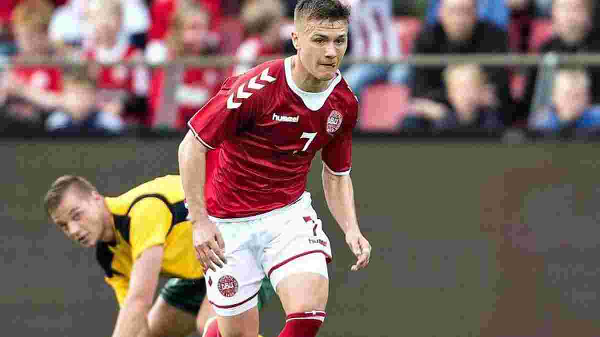 Дуэлунд получил вызов в молодежную сборную Дании