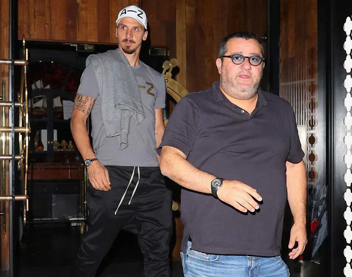 Златан Ібрагімовіч та Міно Райола / Фото з соцмереж