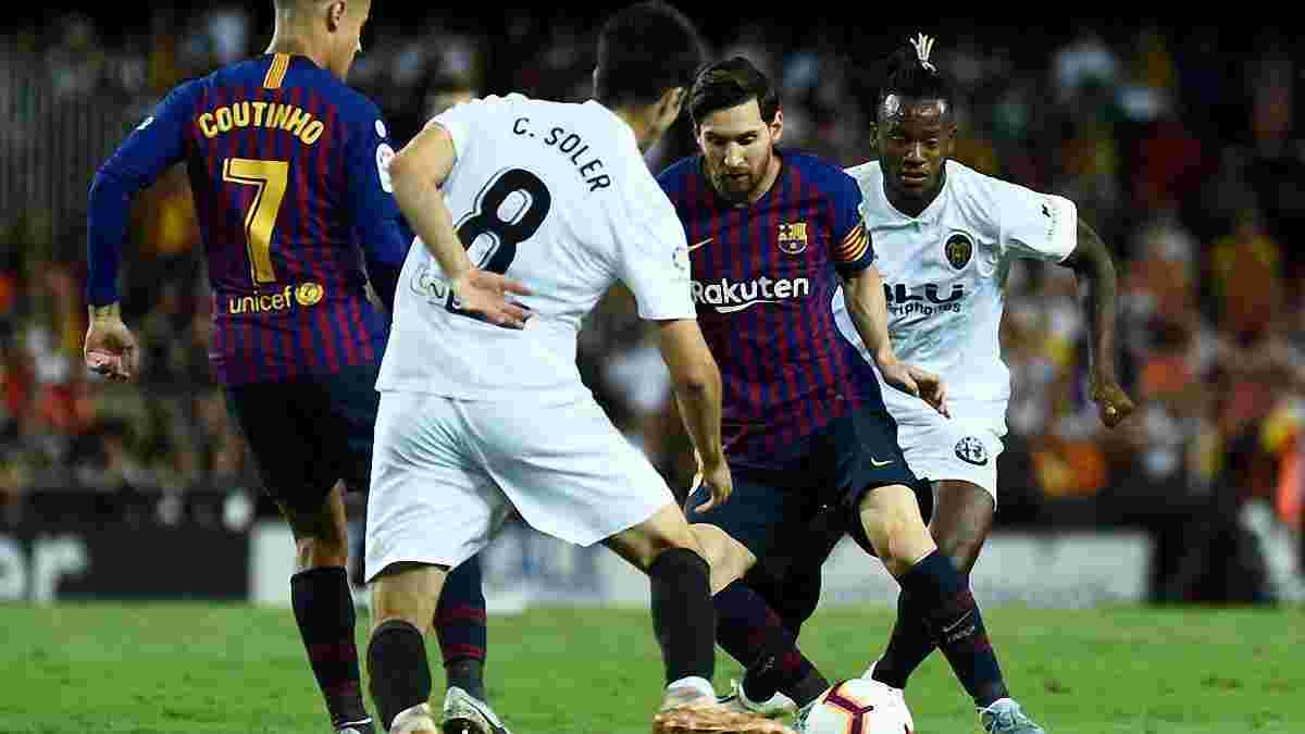 Валенсия – Барселона – 1:1 – видео голов и обзор матча
