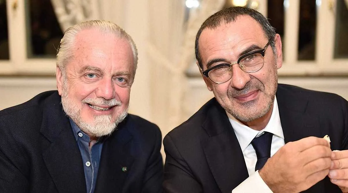 Аурелио Де Лаурентис и Маурицио Сарри / Фото ФК Наполи