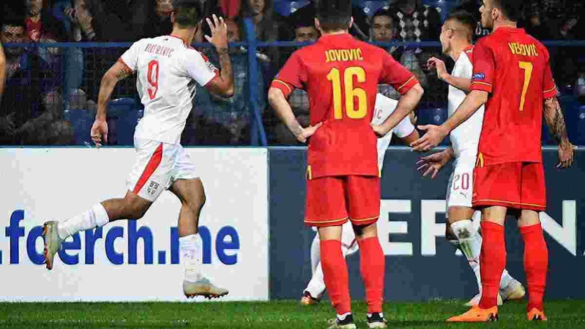 Черногория – Сербия – 0:2 – видео голов и обзор матча