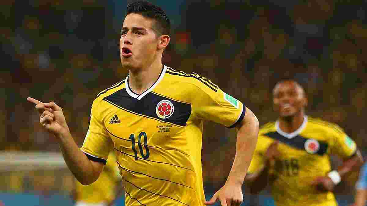 Хамес Родрігес забив неймовірний гол за збірну Колумбії