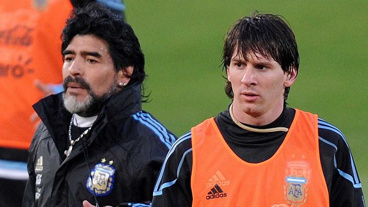 Диего Марадона и Лионель Месси / Фото Eurosport