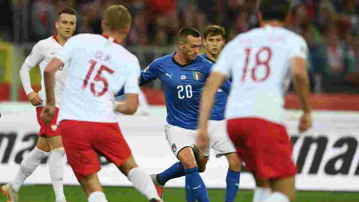 Головні новини футболу 14 жовтня: Італія здолала Польщу, суперник збірної України в Лізі націй залишився без тренера