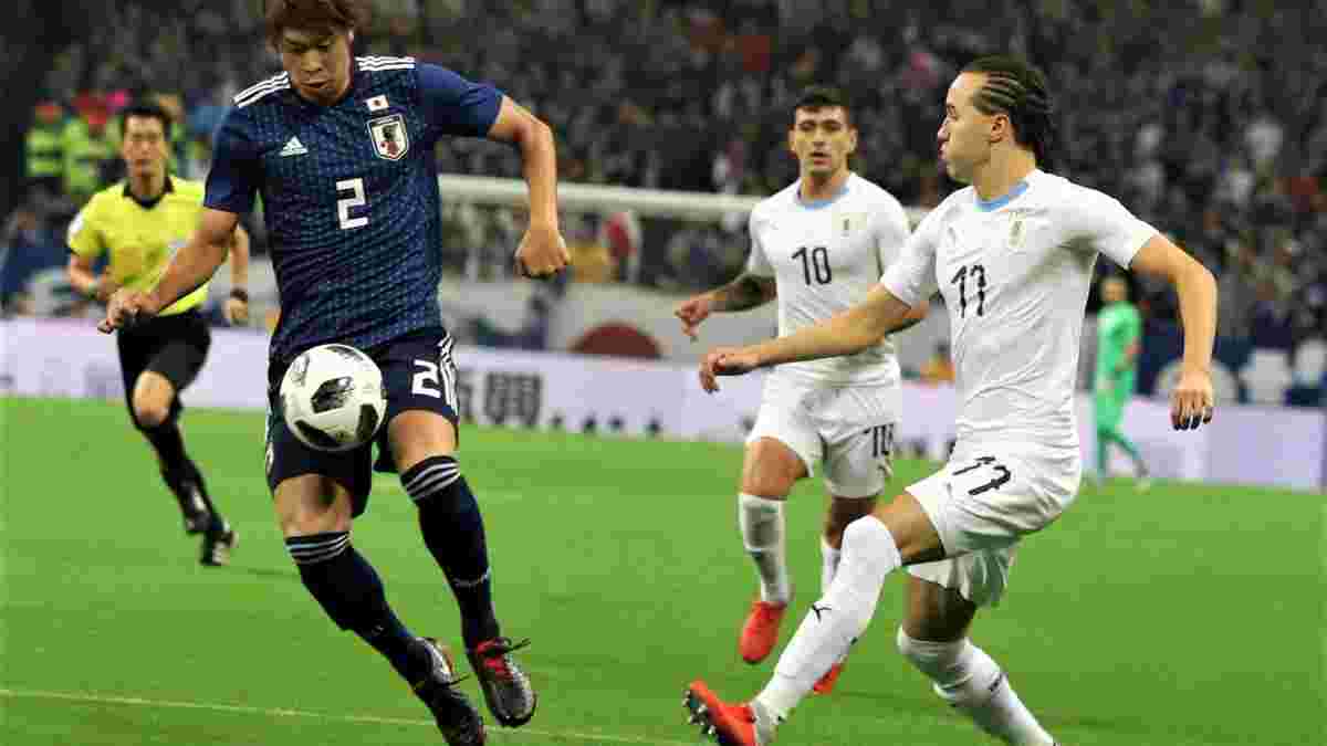 Збірна Японії у результативному спарингу "перестріляла" Уругвай