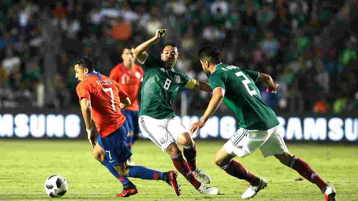 Товариські матчі: Мексика поступилась Чилі, Колумбія перемогла Коста-Ріку