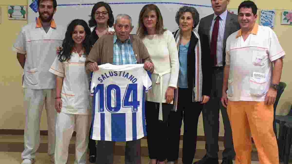 Леганес Лунина поддерживает 104-летний фанат – клуб тепло поздравил ветерана с Днем рождения