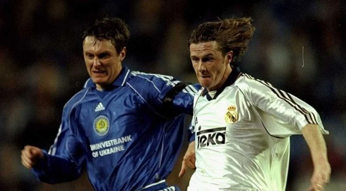 Хацкевич в 2000 году в матче против Реала