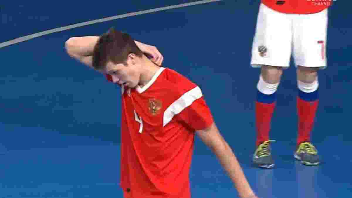 Российский футзалист забил самый нелепый автогол в истории – это был финал Олимпиады