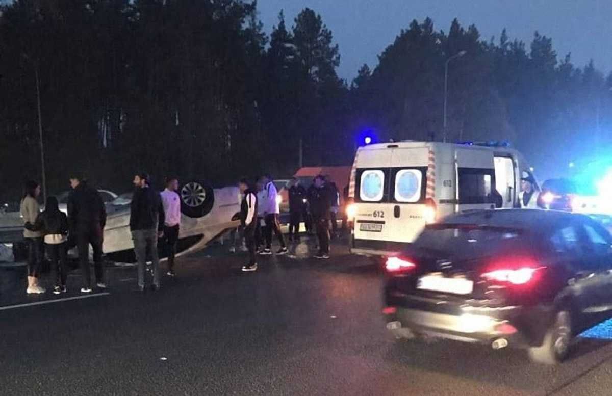 ДТП на трассе Киев-Одесса / Фото FootballHub