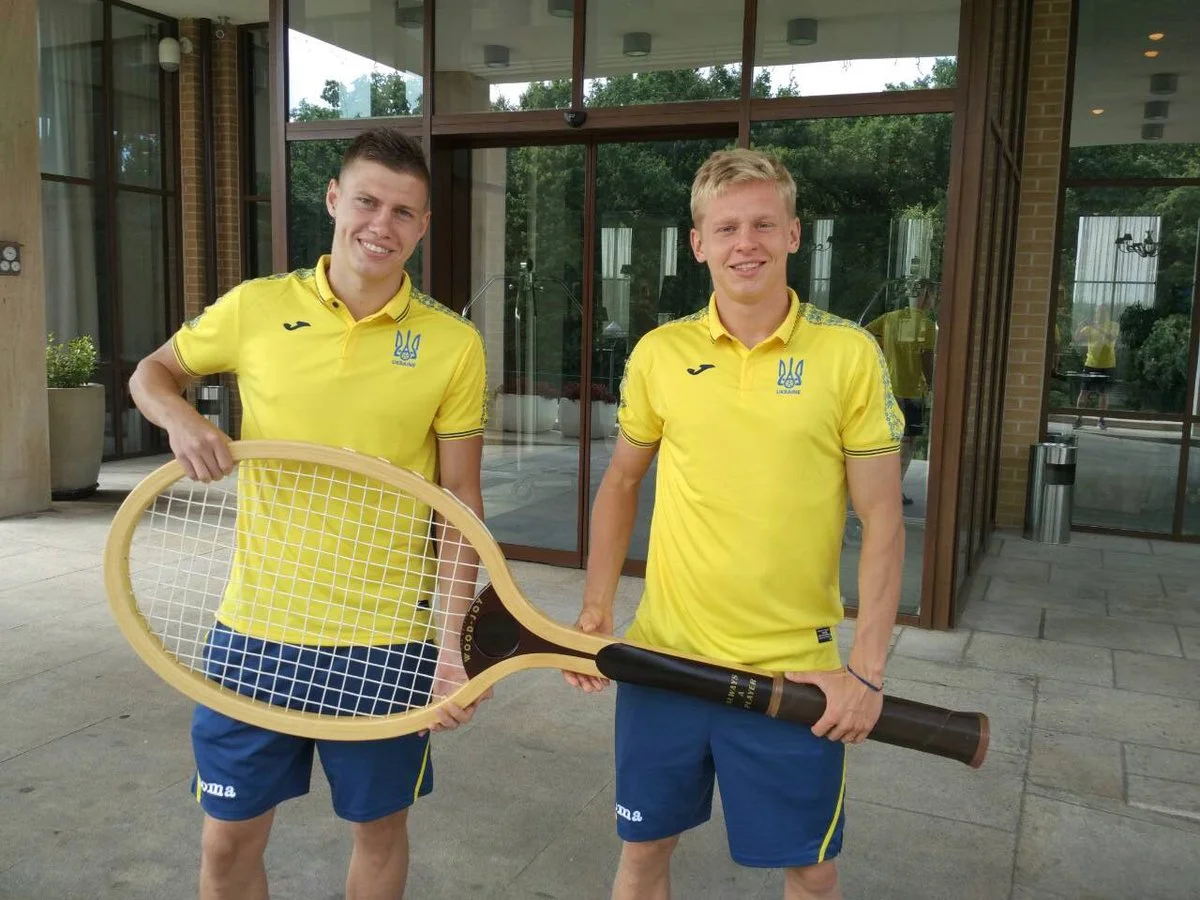 Микола Матвієнко та Олександр Зінченко / Фото ФФУ