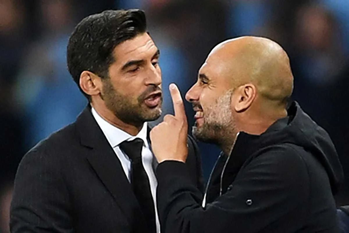 Паулу Фонсека та Хосеп Гвардіола / Фото Reuters