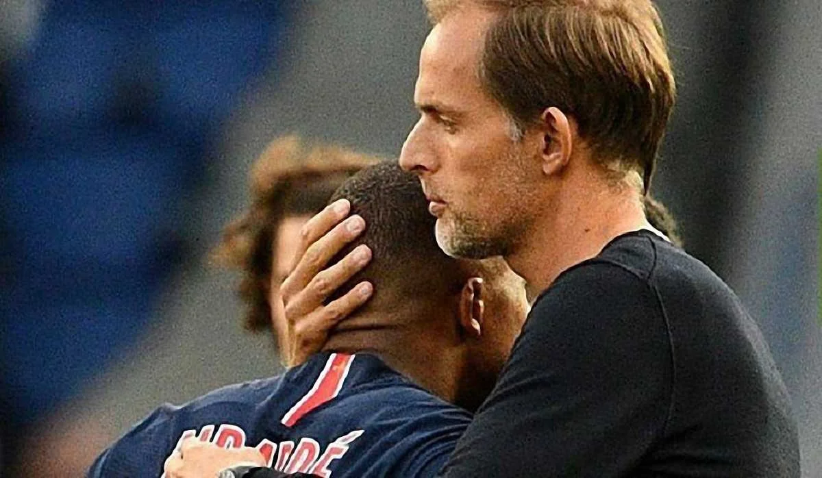 Килиан Мбаппе и Томас Тухель / Фото trollfootball