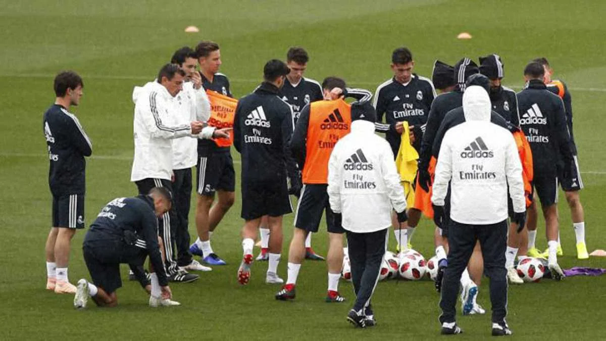 Солари провел первую тренировку во главе Реала / Marca