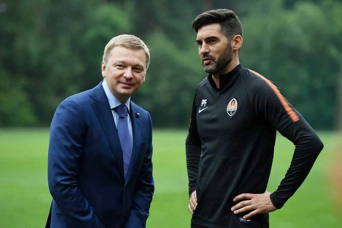 Сергей Палкин и Паулу Фонсека / Фото ФК Шахтер