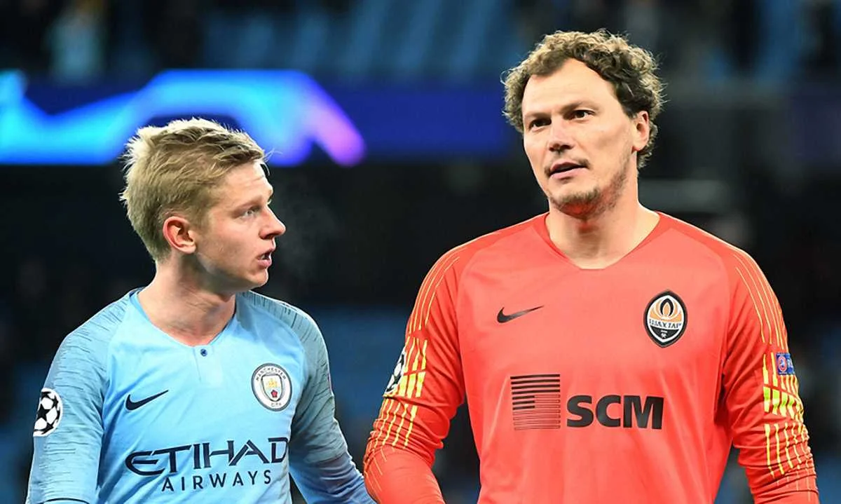 Александр Зинченко и Андрей Пятов / Фото ФК Шахтер