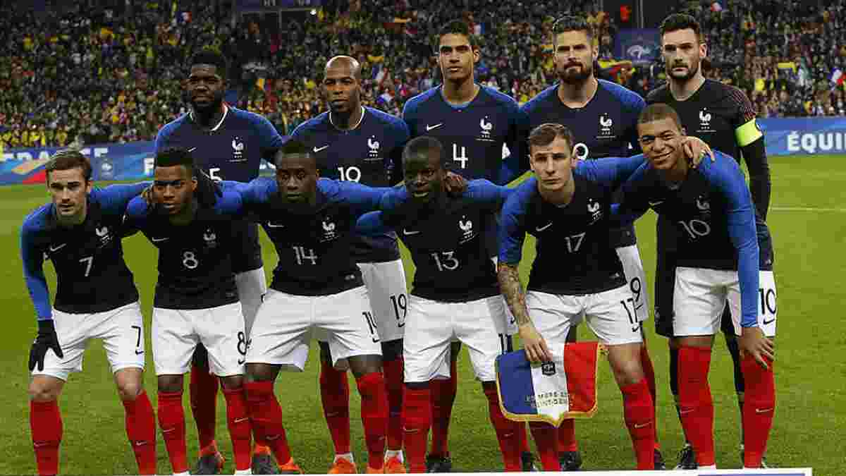 Франція оголосила список гравців на матчі проти Нідерландів та Уругваю