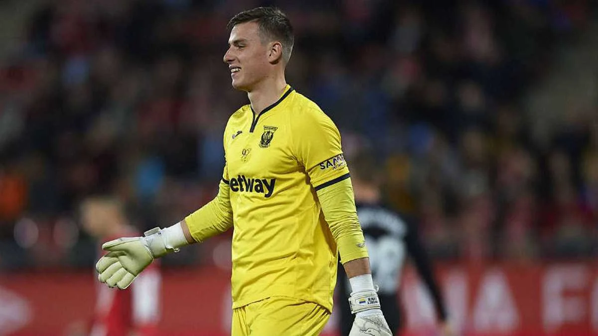 Лунін дебютував за Леганес у Прімері / фото: ФК Леганес