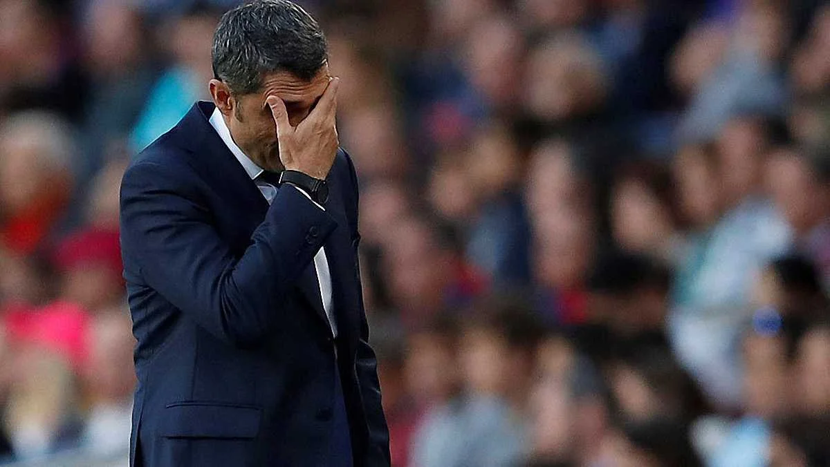 Вальверде в отчаянии во время матча с Бетисом